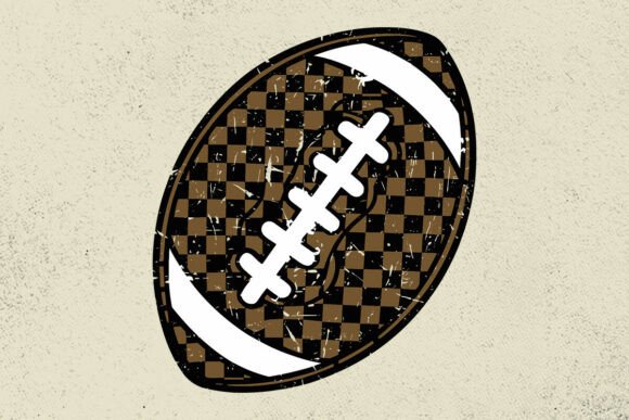 Checkered Football PNG: Graphics & Crafts Asset Review