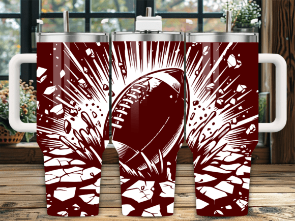 Football Impact Explosion Graphics for Laser Crafts