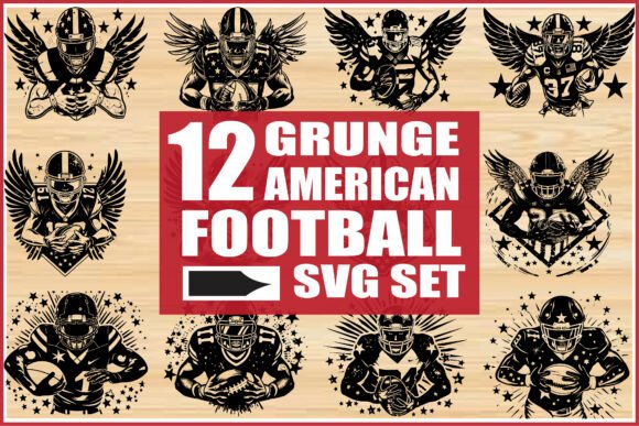 Grunge American Football SVG Bundle Review